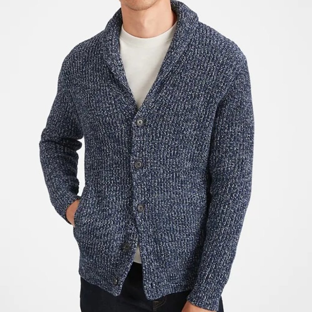 Banana Republic Marled Shawl Collar Cardigan